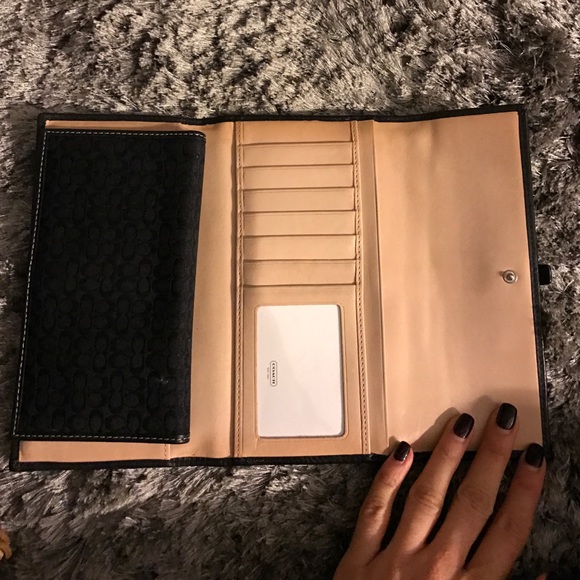 Coach black monogram wallet - Picture 4 of 8