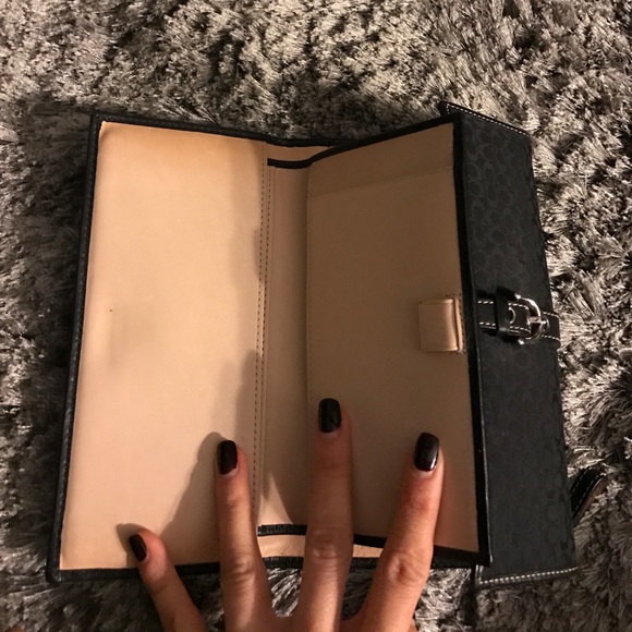 Coach black monogram wallet - Picture 5 of 8