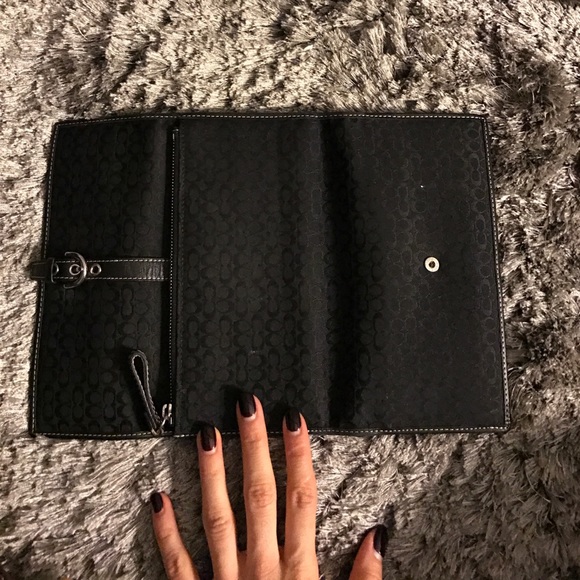 Coach black monogram wallet - Picture 7 of 8