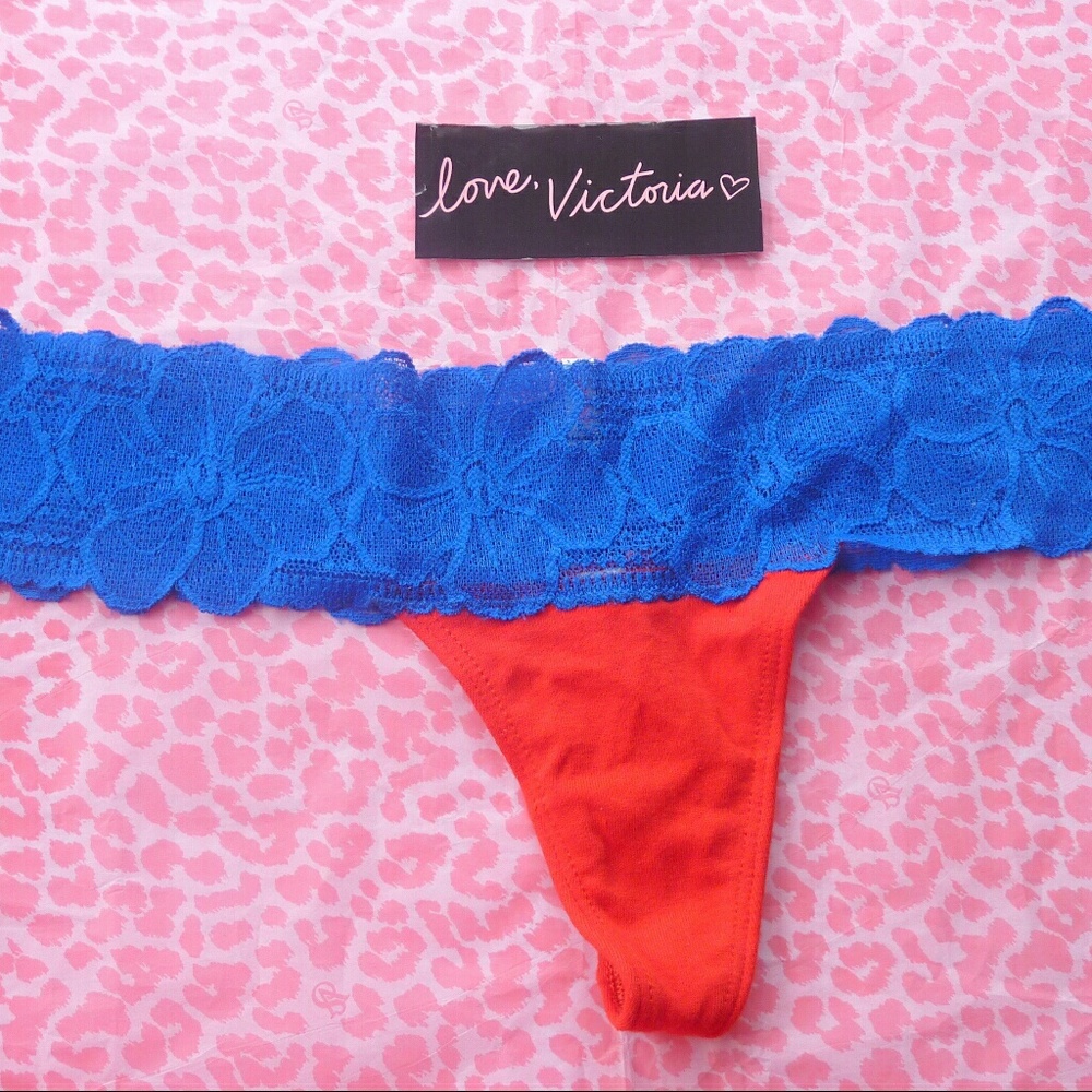 Pink Victoria's Secret Extra Low Rise Thong small