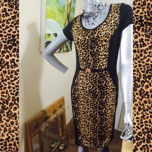 Leopard midi  dress