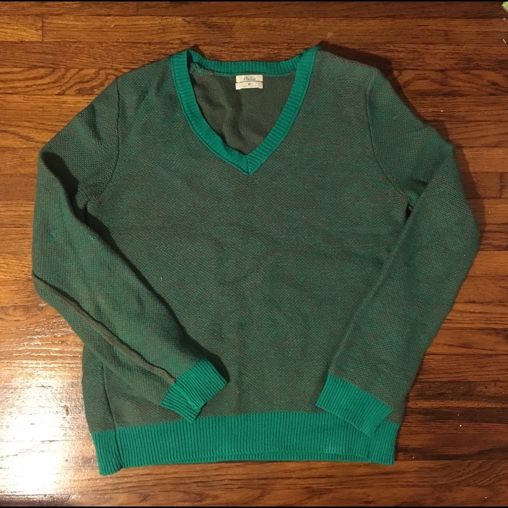 Madewelll sweater sweatshirt green MEDIUM