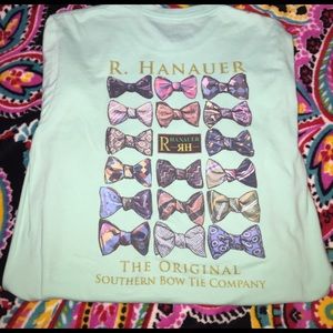 R. Hanauer bow tie pocket shirt.