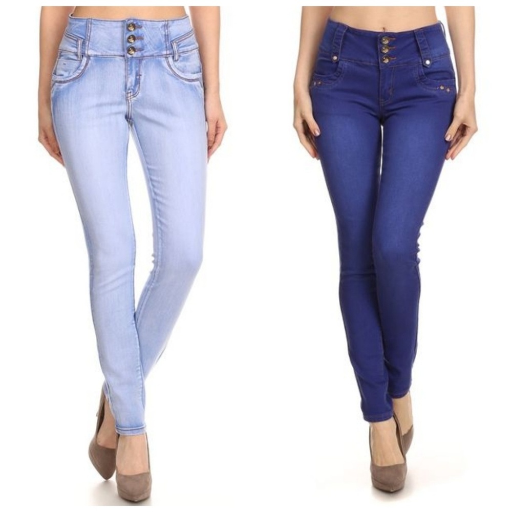 👖High waisted push up jeans Colombian style