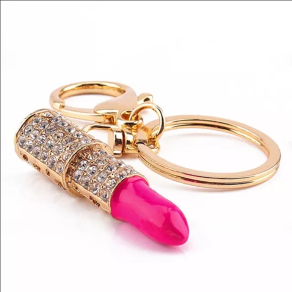 Crystal Lipstick 💄 Keychain - Picture 2 of 2