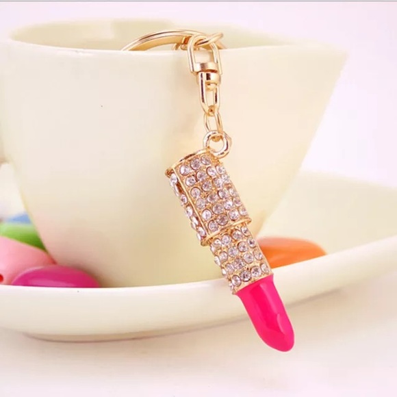 Accessories - Crystal Lipstick 💄 Keychain