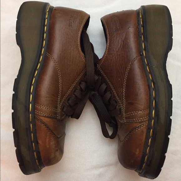 Dr. Martens Shoes - Dr. Martens 8651 Brown Leather Women's Shoes