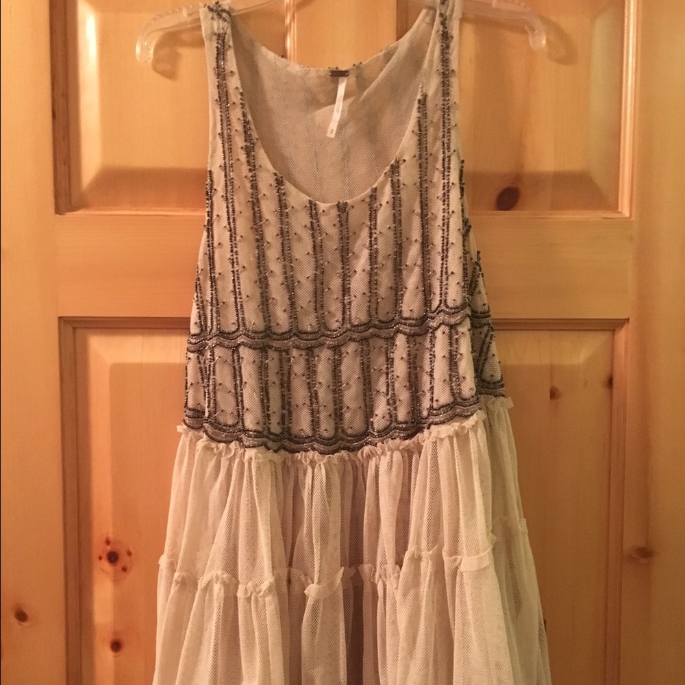 Free People beaded top