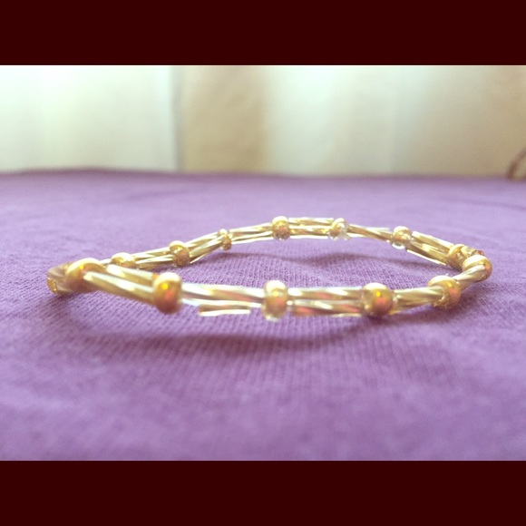 FREE Handmade Gold Bead Bracelet - Picture 2 of 3