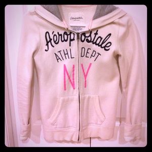 Cream Aeropostale Hoodie