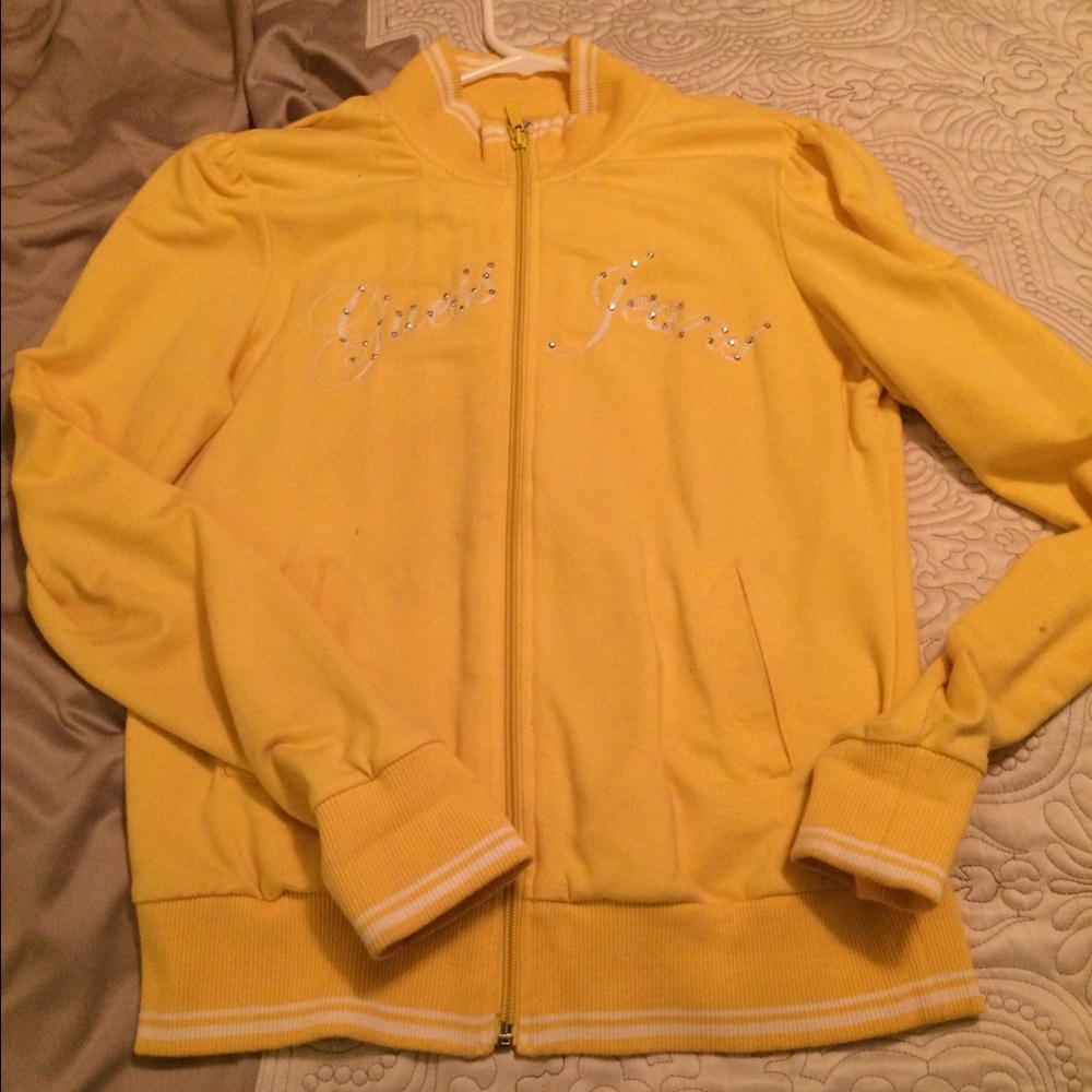 Guess Brand zip up sweater