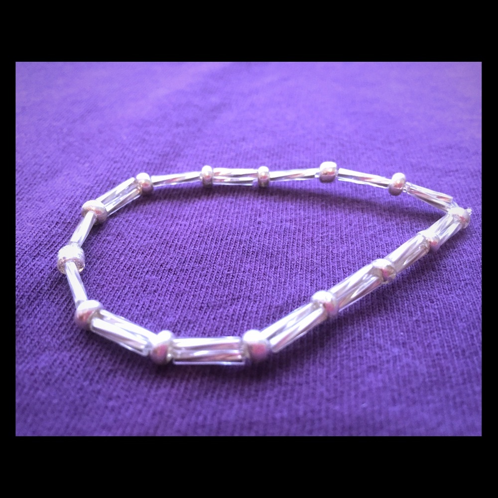FREE Handmade Silver Bead Bracelet