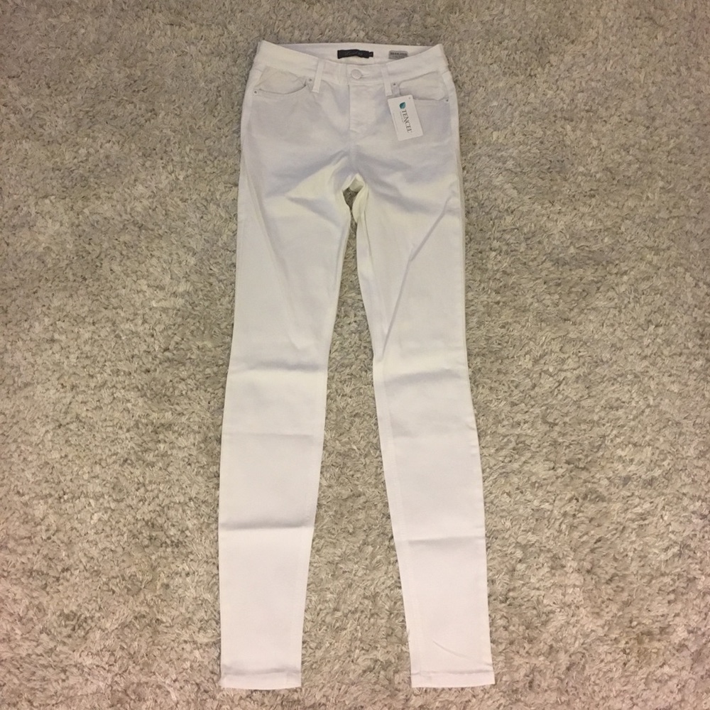 Level 99 White skinny jeans