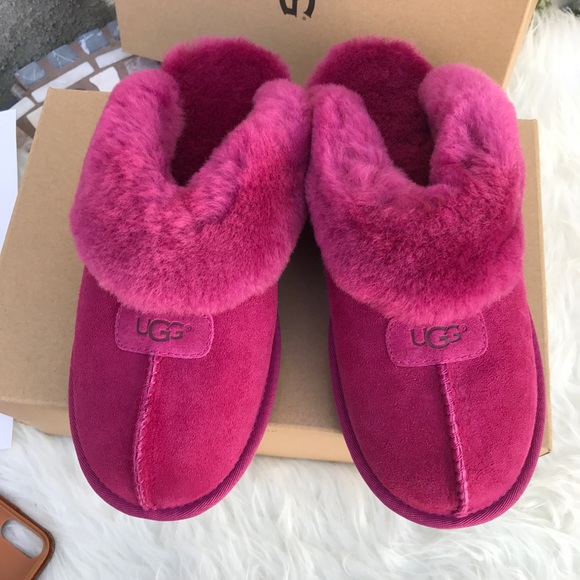 UGG AUTHENTIC COQUETTE SLIPPERS sz 9 NEW - Picture 2 of 5