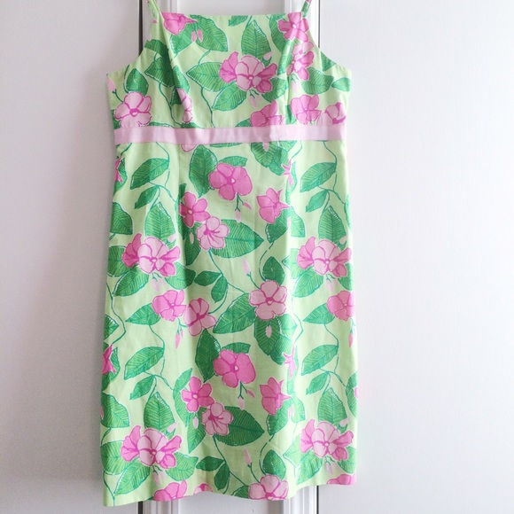 Lilly Pulitzer Floral Palm Dress - Picture 2 of 8