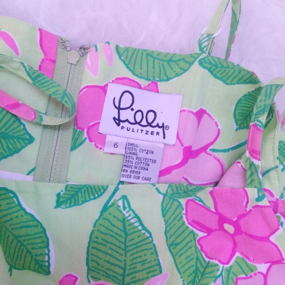 Lilly Pulitzer Floral Palm Dress - Picture 8 of 8