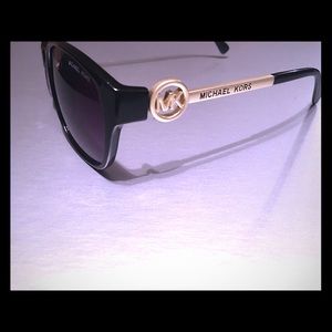 Mk sunglasses black and gold