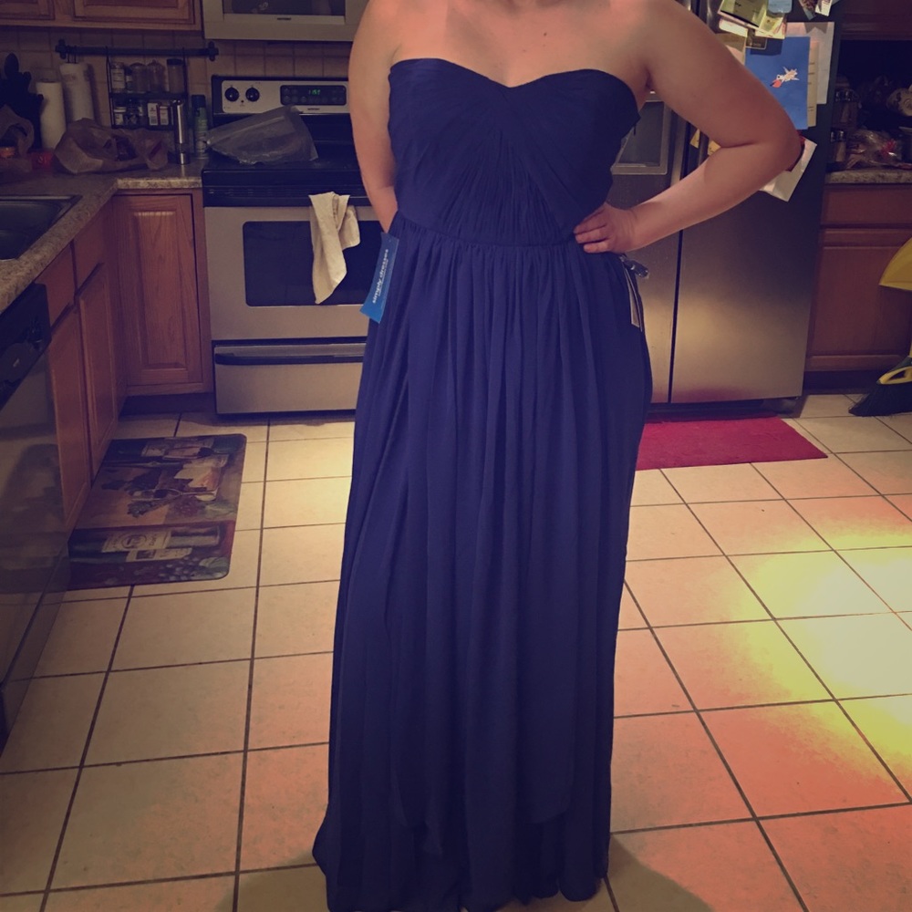 Deep Royal Blue Prom dress