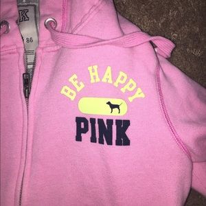 VS PINK Zip up sweatshirt