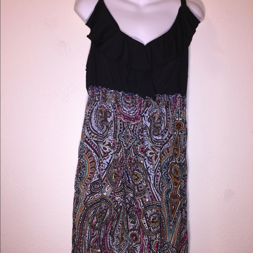 Plus size paisley dress