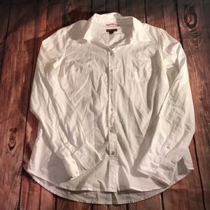 White Button Down Blouse