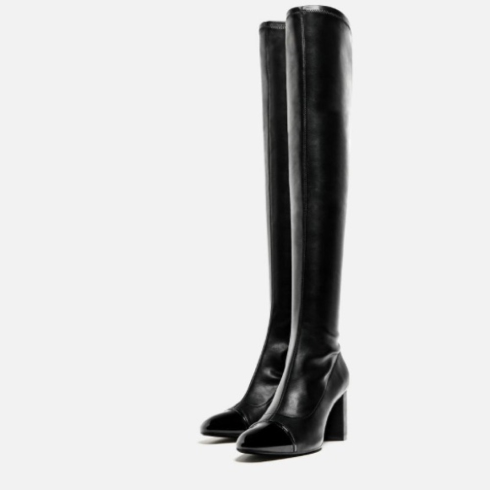 Zara over the knee boots