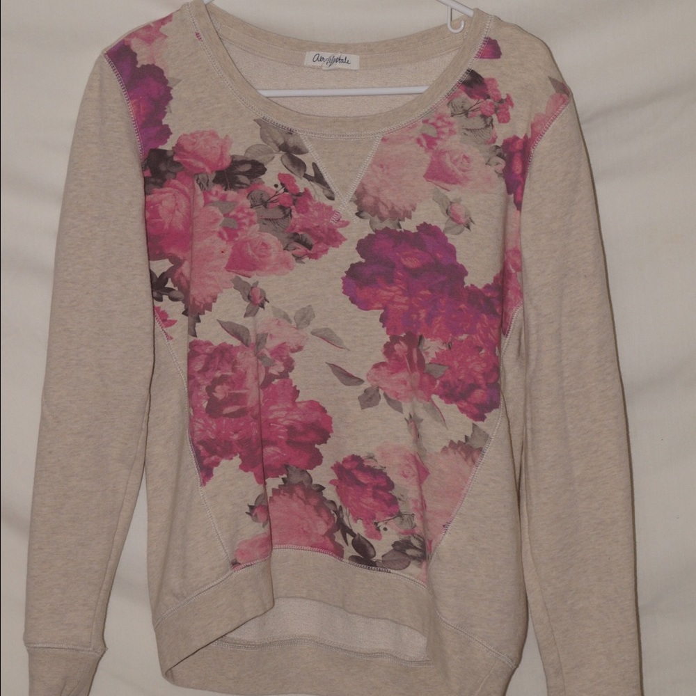 AEROPOSTALE floral sweatshirt