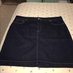 Style&Co Tummy Control Denim Skirt