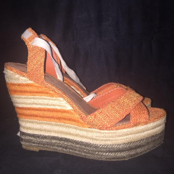 HALOGEN Espadrille Lace-Up Wedge (9.5) NEW - Picture 2 of 3