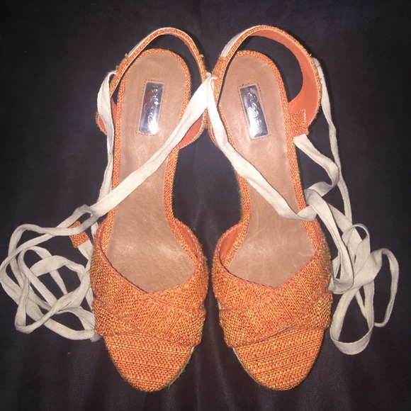 HALOGEN Espadrille Lace-Up Wedge (9.5) NEW - Picture 3 of 3
