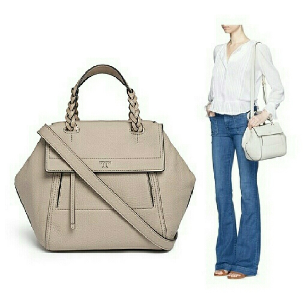 NEW Tory Burch Half-Moon Small Satchel Bag