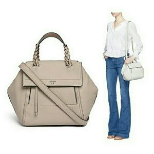 NEW Tory Burch Half-Moon Small Satchel Bag