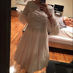 Midi Feather Dress