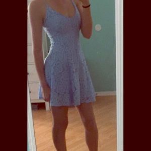 Light Blue Lace Dress