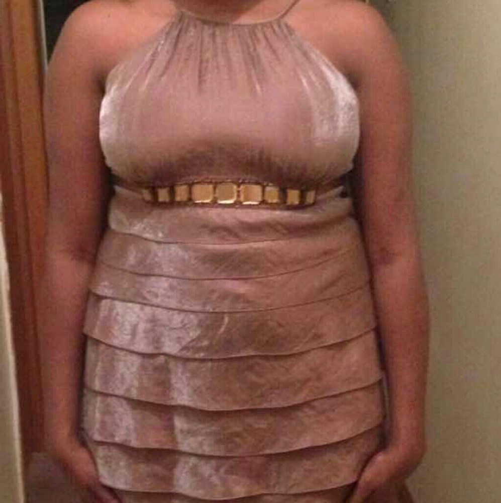Brown formal dress