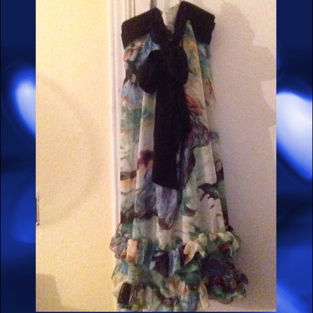 🌼BEAUTIFUL SPRING DRESS🌼 NWOT Green & Blue