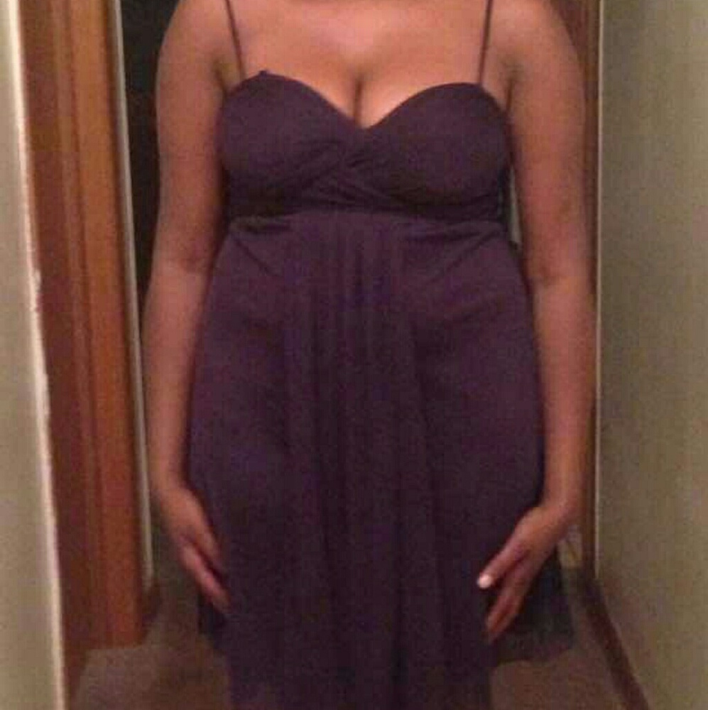 Dark purple Short formal dress