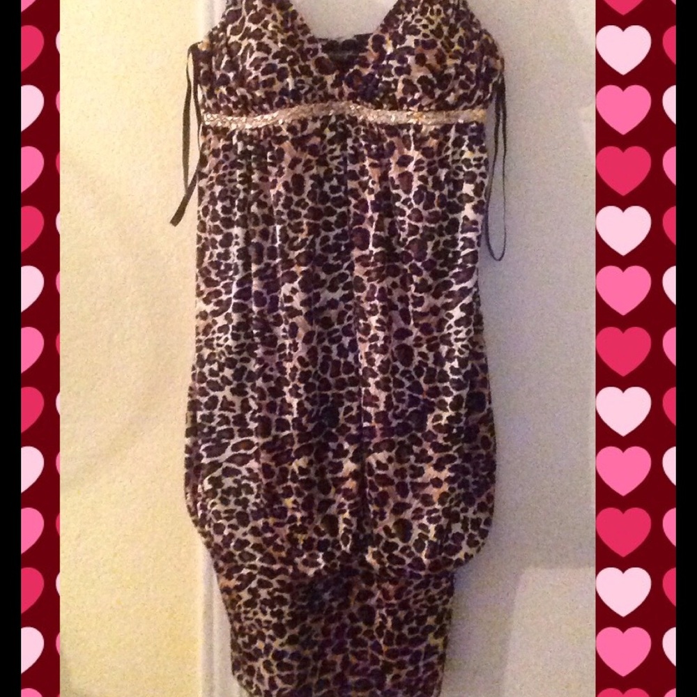 CLEARANCE*Silky Dress/Long Shirt, Cheetah Style 🐯