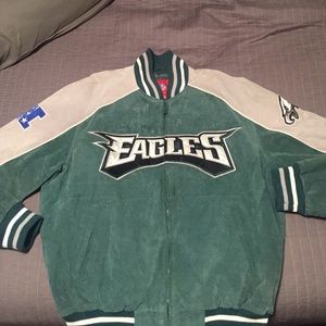 Suede Eagles Varsity Jacket