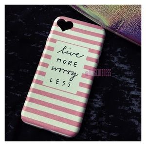 Pink Striped iPhone 7 Case
