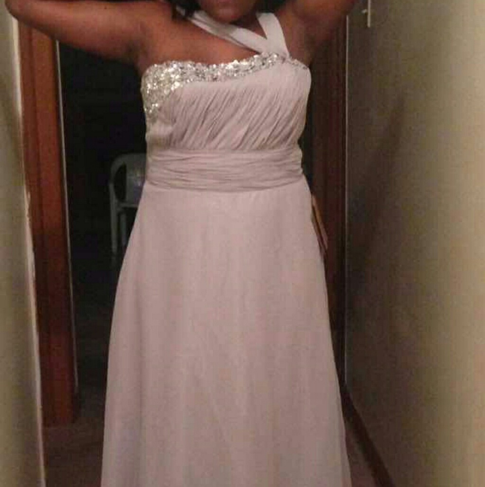 Brand new Gray long gown