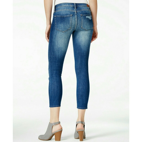 New! Dittos Cropped Blue Skinny Jeans Jennings NWT - Picture 2 of 3