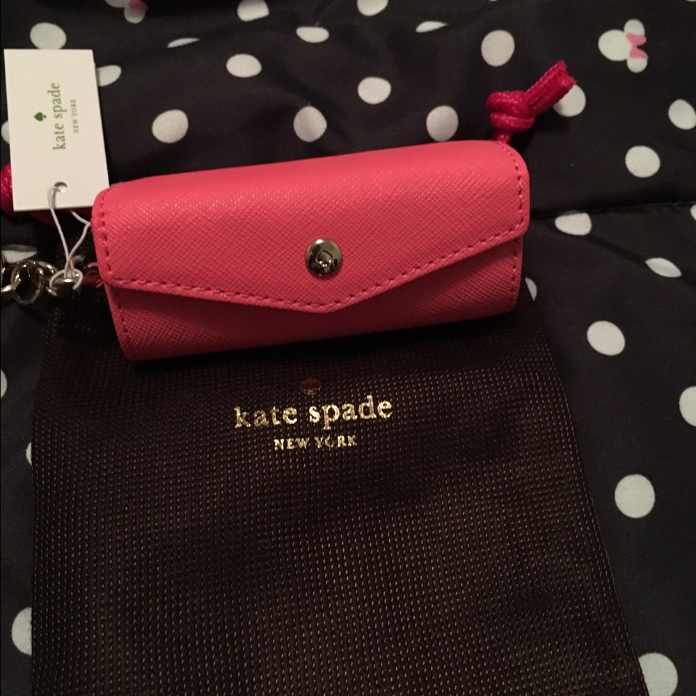 NWT Kate Spade lipstick holder with mirror