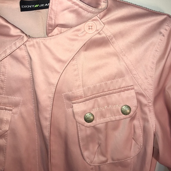 Light Pink DKNY Stylish Coat - Picture 2 of 8