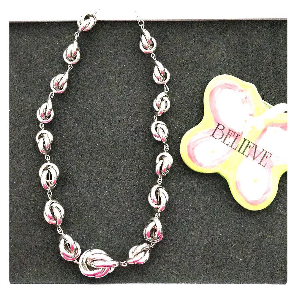 Lia Sophia silver necklace