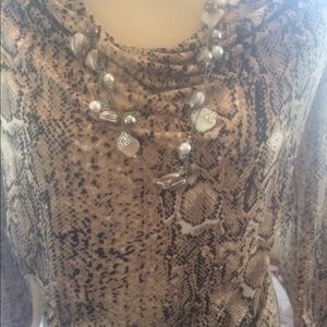 Animal Print Classic Top by Vince Camuto