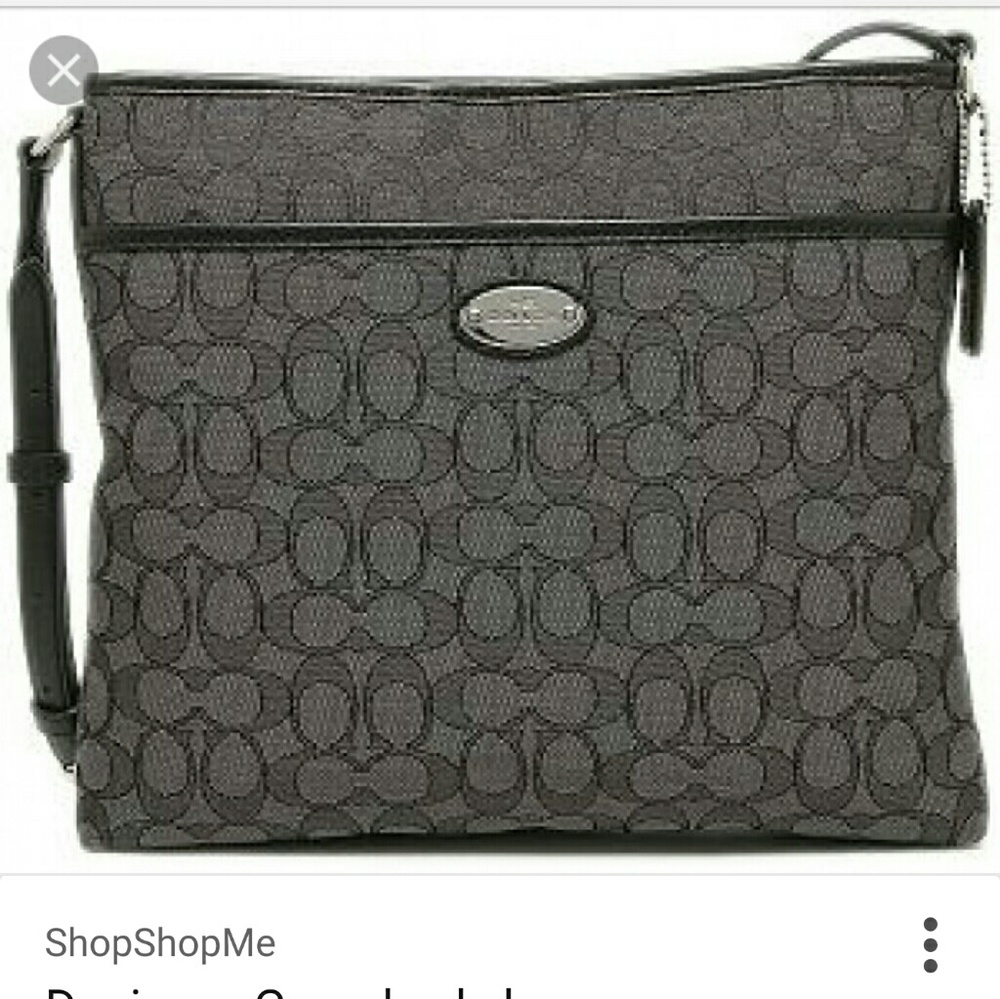 SOLD!!! Coach black and gray purse