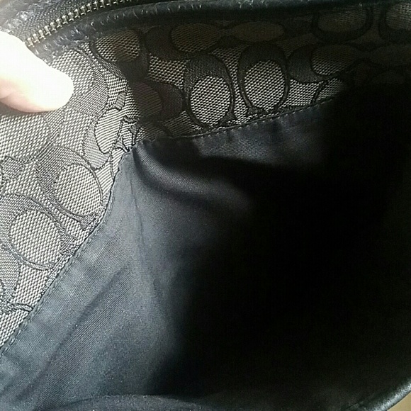 SOLD!!! Coach black and gray purse - Picture 4 of 4