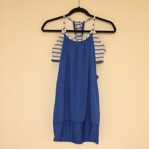 Lululemon No Limits Tank - Royal Blue w/ Strips