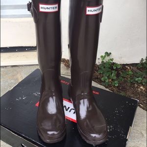 Brown Hunter Raining Boots